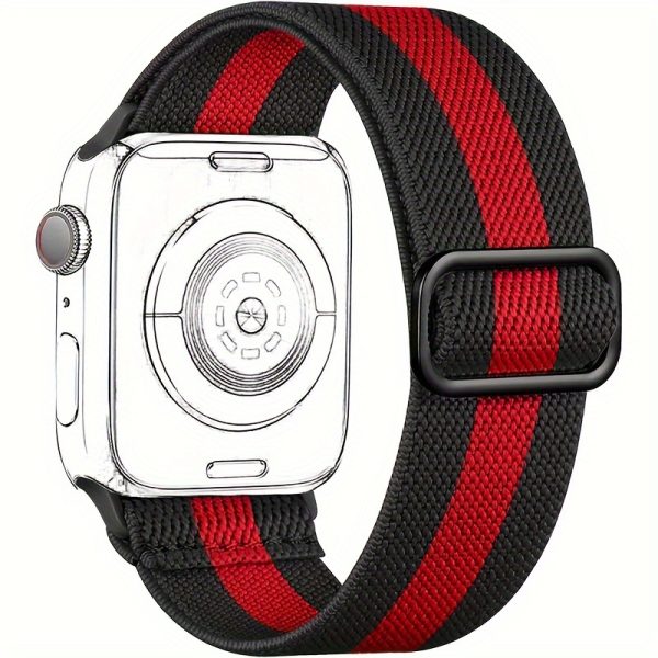 Braided Band for Apple Watch Series 9 8 7 45Mm 41Mm Ultra 2 Band 49Mm Series 6 5 4 SE 44Mm 40Mm Series 3 2 1 38Mm 42Mm Men for Iwatch Bands Women'S Stretchy Nylon Solo Loop Sport Strap