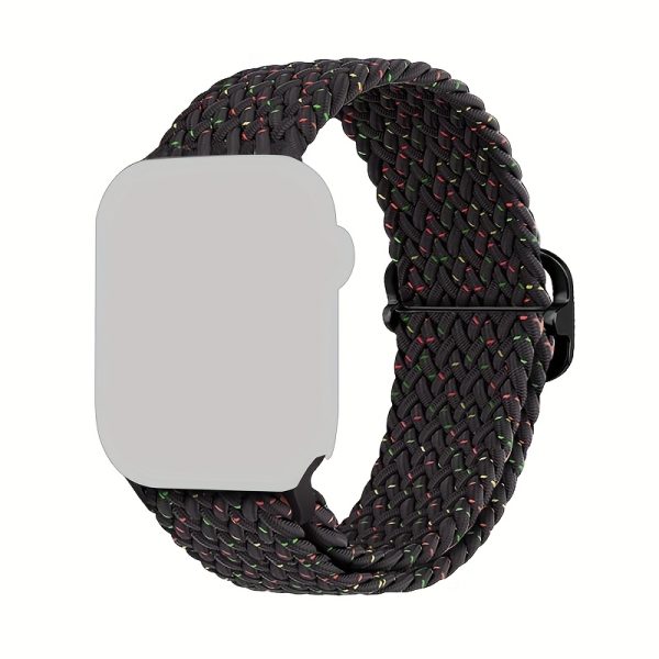 Skin-Friendly Elastic Woven Band Strap Suitable for Apple Watch 1-11 Generations And Ultra, Colorful Matching