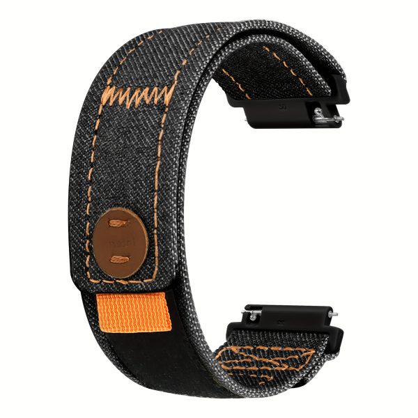 Men's Women's Watch Strap - Adjustable Strap with, Compatible with 20mm & 22mm Watch Bands, Everyday & Formal Outfits - Compatible with Smartwatches & Mechanical Watches, Textured Fabric Band, Reinforced Construction, Interchangeable Band, Fashionconscious Wearers