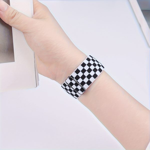 Elastic Single Loop Band for iWatch Ultra Band 49mm 46mm 45mm 44mm 42mm 41mm 40mm 38mm Mens Womens Soft Nylon Elastic Braided Band for iWatch Ultra 2, Series 10u002F9u002F8u002F7u002F6u002F5u002F4u002F3u002F2u002F1 SE